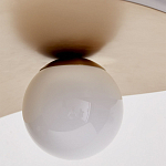 Люстра круглая с 2-мя металлическими абажурами Andromeda варинант исполнения - 3 | Loft Concept во Владивостоке