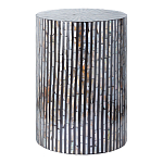 Столик с инкрустацией с перламутровым узором Dominic Black варинант исполнения - 1 | Loft Concept во Владивостоке