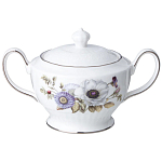 Чайный сервиз из фарфора с рисунком цветов на 6 персон 14 предметов Garden Whisper Porcelain Set  варинант исполнения - 4 | Loft Concept во Владивостоке