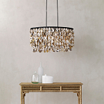 Люстра овальная с подвесками из устричных раковин Sea Ravens варинант исполнения - 4 | Loft Concept во Владивостоке