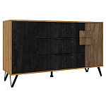 Комод с 3-мя ящиками и дверцей Stone Effect варинант исполнения - 2 | Loft Concept во Владивостоке