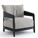 Кресло с каркасом из массива ясеня Deniaud Ash Grey Armchair варинант исполнения - 7 | Loft Concept во Владивостоке