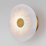 Бра светодиодный с мраморным рассеивателем латунь варинант исполнения - 2 | Loft Concept во Владивостоке