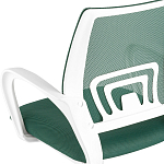 Офисное кресло с основанием из белого пластика Desk chairs Green варинант исполнения - 7 | Loft Concept во Владивостоке
