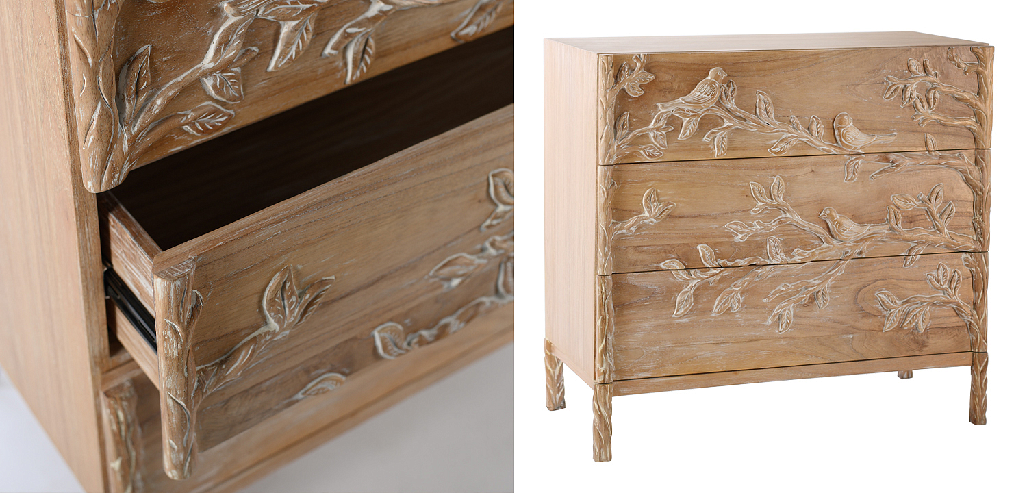 Комод с птицами Land & Sky Chest of Drawers Комод с птицами Land & Sky Chest of Drawers - Loft-Concept во Владивостоке