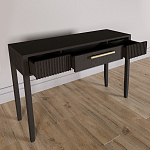 Элегантная Консоль Primo с выдвижным ящиком Темный орех варинант исполнения - 5 | Loft Concept во Владивостоке