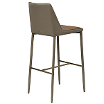 Стул барный с терракотовой обивкой из экокожи Spectacular High Chair варинант исполнения - 2 | Loft Concept во Владивостоке