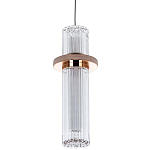 Подвесной светильник золото Odile Acrylic Tube Hanging Lamp Gold варинант исполнения - 1 | Loft Concept во Владивостоке