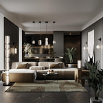 Торшер с прозрачным плафоном Jarrty варинант исполнения - 4 | Loft Concept во Владивостоке