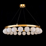 Люстра круглая с сферическими плафонами из натурального камня Phased Spheres варинант исполнения - 1 | Loft Concept во Владивостоке