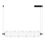 Светодиодный подвесной светильник линейный с белым воздушным плафоном Glowing Cloud варинант исполнения - 1 | Loft Concept во Владивостоке