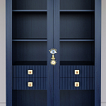 Дизайнерский шкаф витрина Elsa Dreams Blue с 4-мя ящиками варинант исполнения - 2 | Loft Concept во Владивостоке