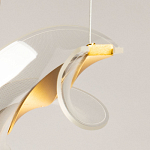 Люстра линейная с изогнутым плафоном Wave Line варинант исполнения - 10 | Loft Concept во Владивостоке