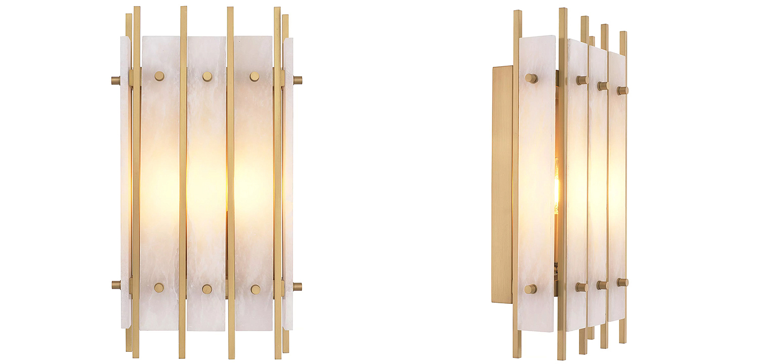 Бра Eichholtz Wall Lamp Sparks S Alabaster Бра Eichholtz Wall Lamp Sparks S Alabaster - Loft-Concept во Владивостоке