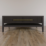 Кофейный стол Primo с двумя ящиками Темный орех варинант исполнения - 2 | Loft Concept во Владивостоке