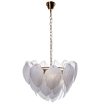 Люстра с лепестками из матового рифленого стекла Chandelier Water Lily варинант исполнения - 1 | Loft Concept во Владивостоке