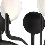 Люстра с плафонами в виде черно-белых дисков Ideal Shade Combination варинант исполнения - 1 | Loft Concept во Владивостоке