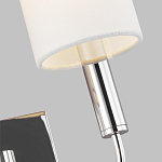 Бра с прямоугольным основанием и 2-мя белыми цилиндрическими льняными абажурами Feiss варинант исполнения - 2 | Loft Concept во Владивостоке