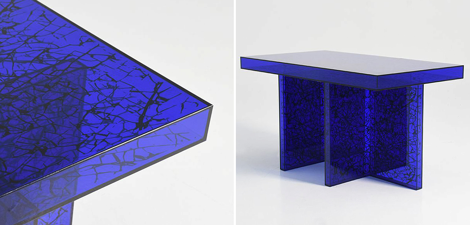 Кофейный стол Acrylic Blue Gerald Coffee Table Кофейный стол Acrylic Blue Gerald Coffee Table - Loft-Concept во Владивостоке