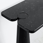 Консоль чёрная на 2-х конусообразных ножках Eros варинант исполнения - 2 | Loft Concept во Владивостоке
