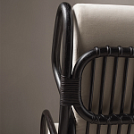 Дизайнерское кресло из ротанга Gio Ponti CONTINUUM D.163.7 BY BONACINA 1889 Armchair варинант исполнения - 3 | Loft Concept во Владивостоке