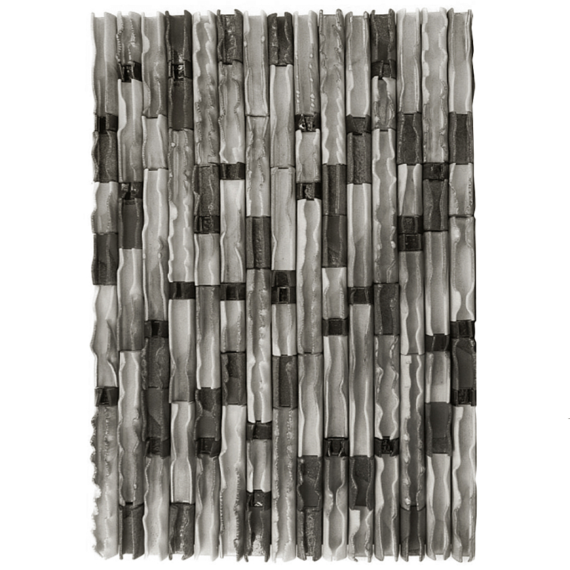 Фактурное Панно на стену Energy Flow Черный бетон Серый во Владивостоке | Loft Concept 