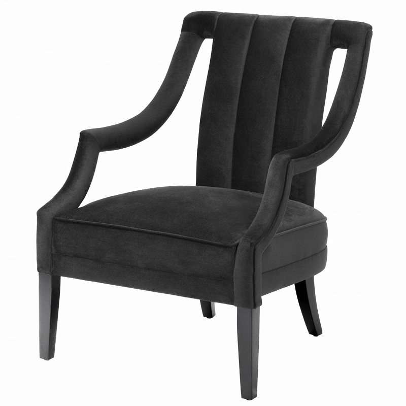 Кресло Eichholtz Chair Ermitage Black Черный Кресло Eichholtz Chair Ermitage Black Черный во Владивостоке | Loft Concept