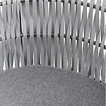 Кресло с декоративным плетением на спинке и подлокотниках Armchair Weaving варинант исполнения - 8 | Loft Concept во Владивостоке