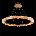 Люстра в форме кольца с золотым декором Warm Heavenly Light варинант исполнения - 2 | Loft Concept во Владивостоке