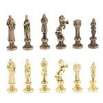 Шахматы Ренессанс из бронзы с доской из натурального камня Змеевик Decorative Thematic Chess варинант исполнения - 5 | Loft Concept во Владивостоке