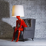 Лампа MANNEQUIN LAMP с абажуром девушка на кресле варинант исполнения - 4 | Loft Concept во Владивостоке