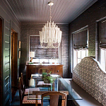 Люстра белая с несколькими ярусами деревянных палочек Bright Wooden Chandelier варинант исполнения - 5 | Loft Concept во Владивостоке