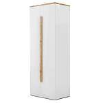 Шкаф платяной с белым глянцевым фасадом Grace of Furniture варинант исполнения - 2 | Loft Concept во Владивостоке