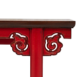 Деревянная консоль в китайском стиле красная Tang Console Table варинант исполнения - 5 | Loft Concept во Владивостоке