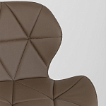 Стул с коричневым сиденьем из экокожи JEROEN варинант исполнения - 7 | Loft Concept во Владивостоке
