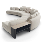 Большой угловой Диван California трансформер с приставными деревянными модулями   варинант исполнения - 2 | Loft Concept во Владивостоке