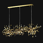 Люстра подвесная из трех частей с металлическими круглыми элементами Terzani Argent варинант исполнения - 5 | Loft Concept во Владивостоке