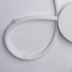 Люстра белого цвета с тремя изогнутыми светодиоидными плафонами Luke Lampco Tracer Lamp варинант исполнения - 3 | Loft Concept во Владивостоке