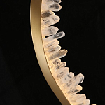 Подвесной светильник обрамленный элементами в виде кристаллов Smooth Shine варинант исполнения - 5 | Loft Concept во Владивостоке