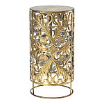 Столик приставной с цветочной резной фактурой Madagascar варинант исполнения - 1 | Loft Concept во Владивостоке