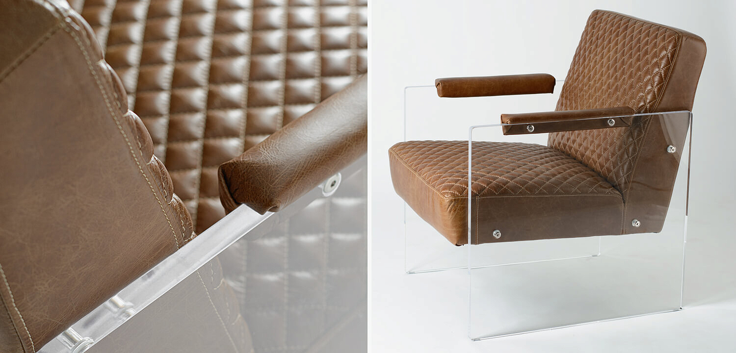 Кресло Gioff Chair натуральная кожа Кресло Gioff Chair натуральная кожа - Loft-Concept во Владивостоке