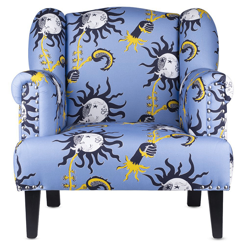 Pierre Frey Soleil A Moustache Кресло Голубой пастельный во Владивостоке | Loft Concept 