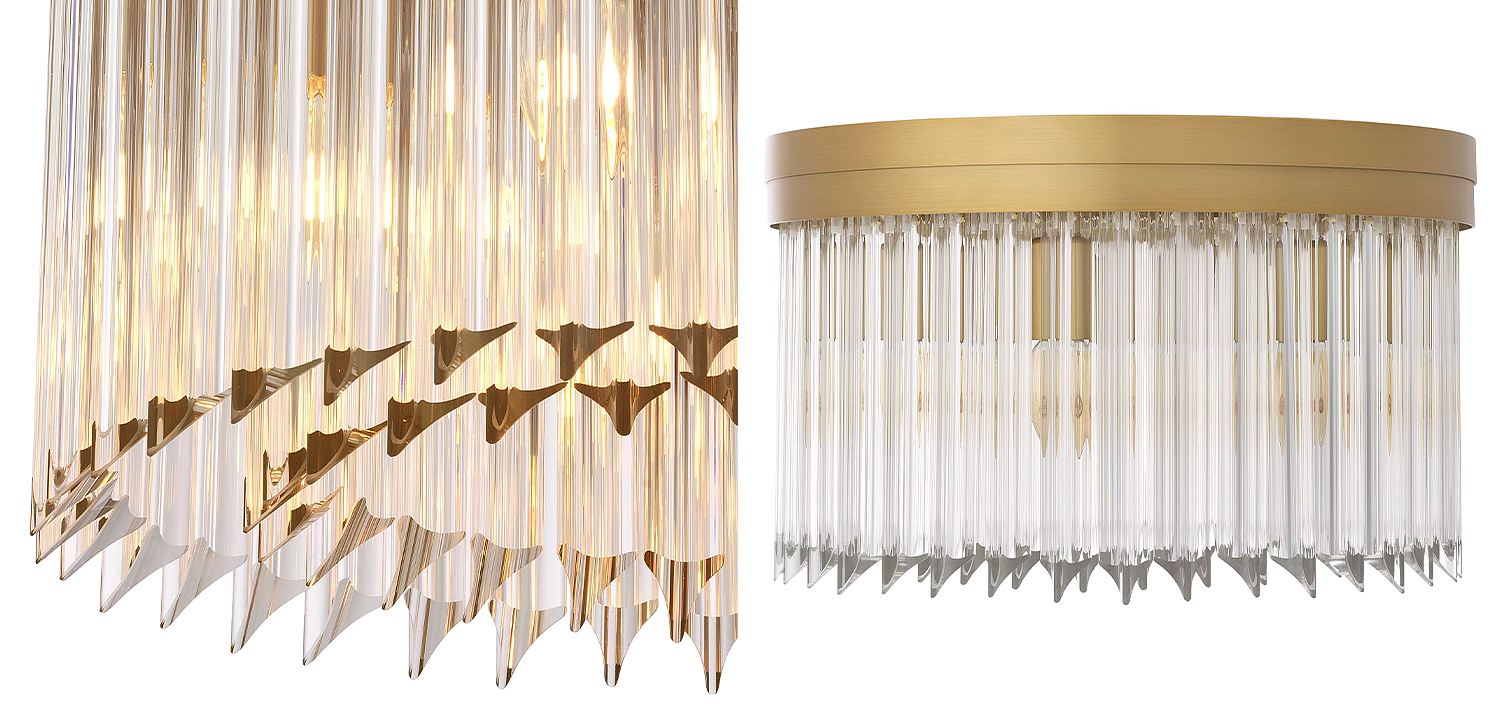 Потолочный светильник Eichholtz Ceiling Lamp Evina Потолочный светильник Eichholtz Ceiling Lamp Evina - Loft-Concept во Владивостоке