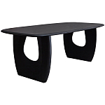 Обеденный стол из массива акации Veras Black Dining Table варинант исполнения - 1 | Loft Concept во Владивостоке