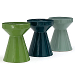 Приставной стол из керамики Manufacto Green варинант исполнения - 3 | Loft Concept во Владивостоке