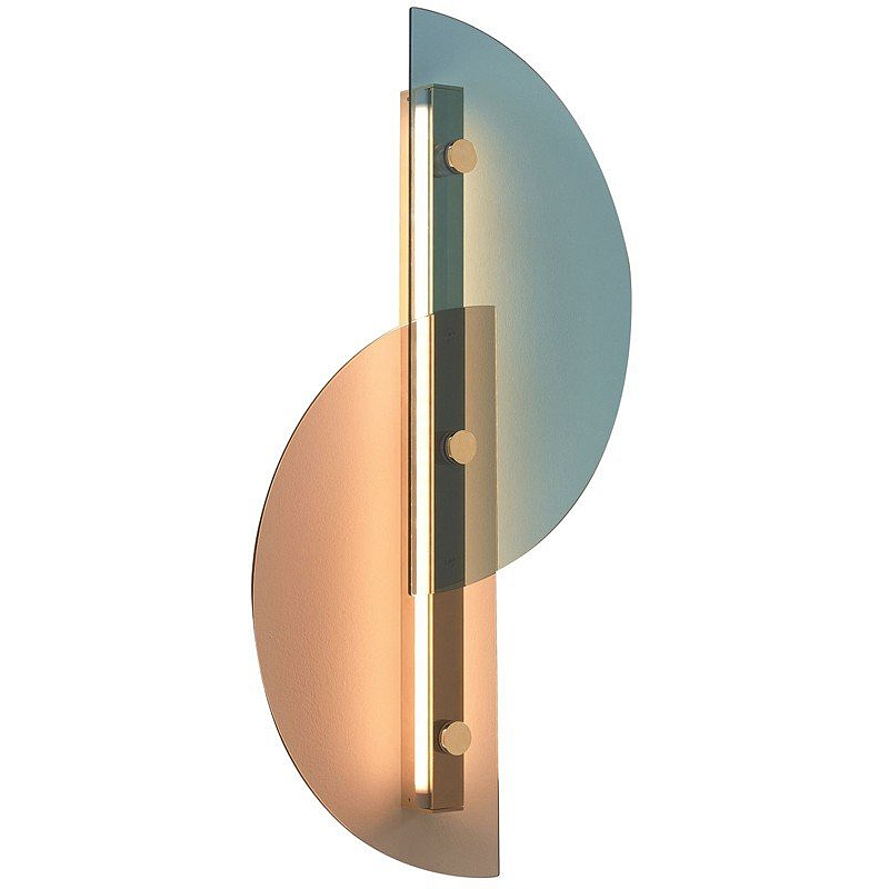 Бра Papillon Lamp ARFLEX Латунь Голубой пастельный Медь светлая Бра Papillon Lamp ARFLEX Латунь Голубой пастельный Медь светлая во Владивостоке | Loft Concept