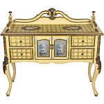 Комод деревянный Illustration of flowers варинант исполнения - 1 | Loft Concept во Владивостоке