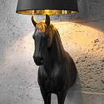 Horse Statue Floor Lamp Большой светильник Черная Лошадь варинант исполнения - 2 | Loft Concept во Владивостоке