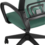 Офисное кресло с основанием из черного пластика Desk chairs Green варинант исполнения - 7 | Loft Concept во Владивостоке