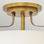 Потолочный светильник с круглым матовым белым плафоном Hinkley варинант исполнения - 6 | Loft Concept во Владивостоке